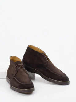 Herren Magnanni – Desert Boots aus Veloursleder Dunkel