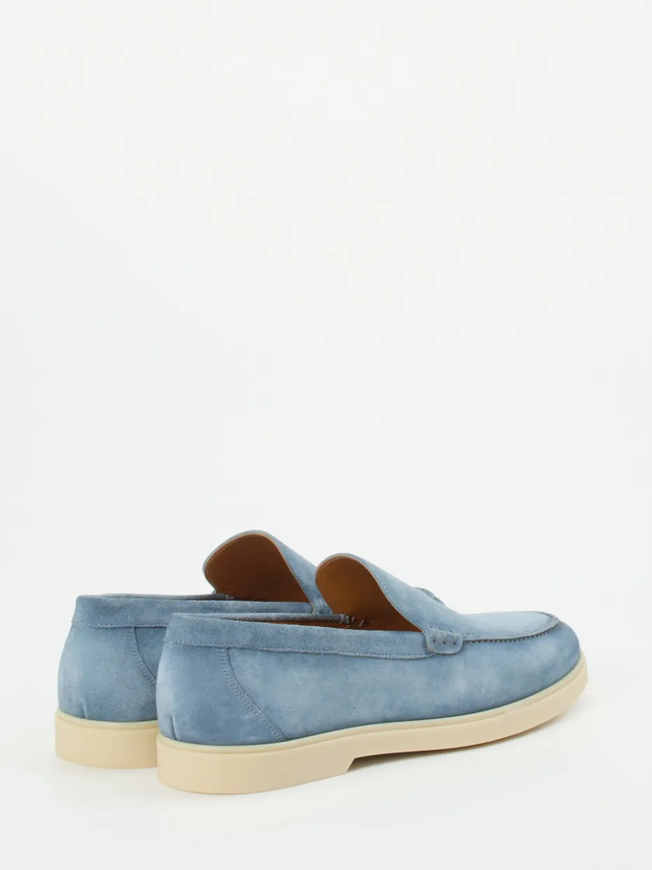 Herren Magnanni – Loafer aus Veloursleder himmel
