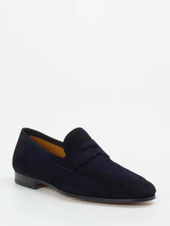 – Loafer aus Veloursleder Dunkel*Magnanni