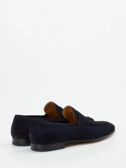 – Loafer aus Veloursleder Dunkel*Magnanni