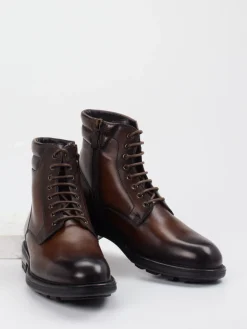 Herren Magnanni – Schnürboots aus Kalbleder Dunkel