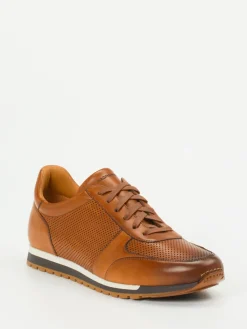 – Sneaker aus geprägtem Leder cognac*Magnanni Clearance