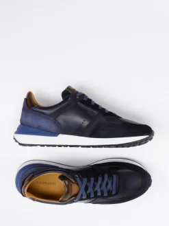 – Sneaker aus Nubukleder Dunkel*Magnanni