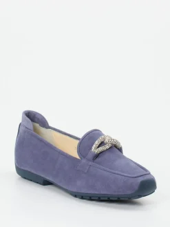Damen Mania – Loafer aus Veloursleder Lavendel