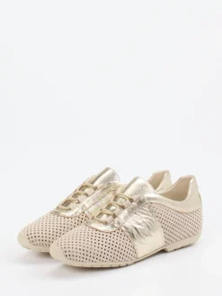 Damen Mania – Sneaker aus Veloursleder in -Beige