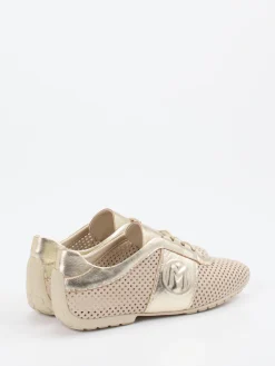 Damen Mania – Sneaker aus Veloursleder in -Beige
