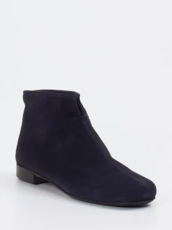 Damen Mannori – Ankle Boots aus Veloursleder Dunkel