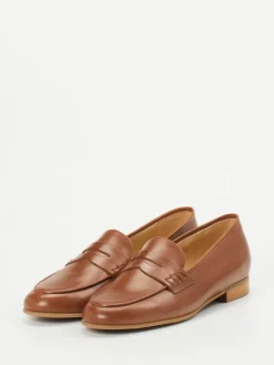 – Loafer aus Kalbleder Cognac*Mannori Clearance