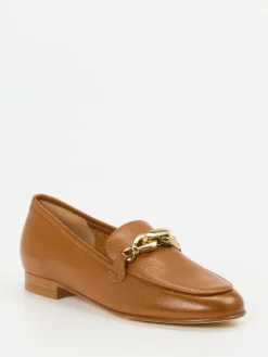 Damen Mannori – Loafer aus Kalbleder cognacfarben