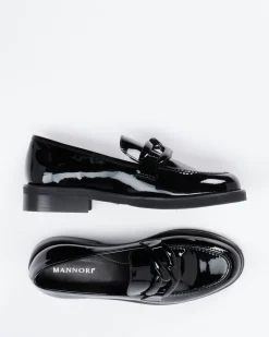 Damen Mannori – Loafer aus Lackleder glänzend