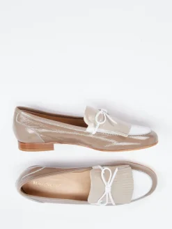 Damen Mannori – Loafer aus Lackleder in Taupe-