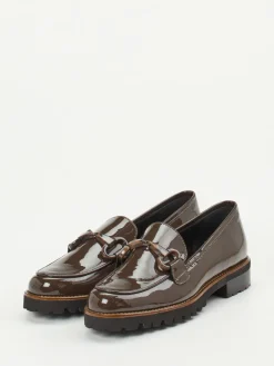 – Loafer aus Lackleder in Schoko*Mannori Sale