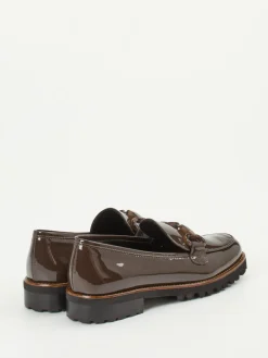 – Loafer aus Lackleder in Schoko*Mannori Sale