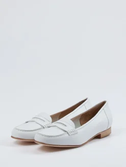 Damen Mannori – Loafer aus Lammleder in Off-White