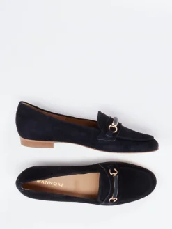 – Loafer aus Lammleder in Dunkel*Mannori