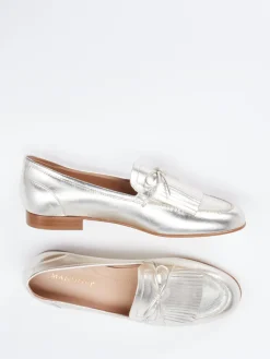 – Loafer aus Metallicleder*Mannori New