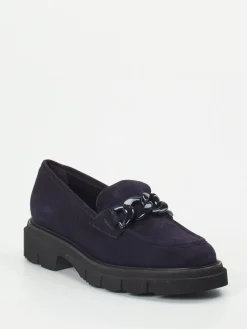 – Loafer aus Veloursleder Dunkelviolett*Mannori Online