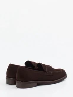 – Loafer aus Veloursleder Dunkel*Mannori Hot