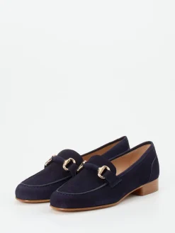 Damen Mannori – Loafer aus Veloursleder Dunkel