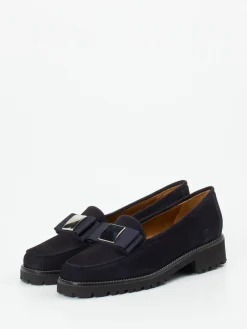 – Loafer aus Veloursleder in Nacht*Mannori Discount