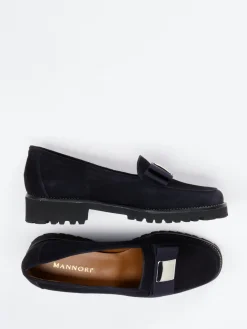 – Loafer aus Veloursleder in Nacht*Mannori Discount