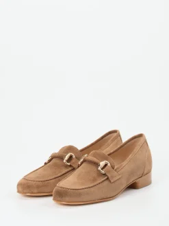 Damen Mannori – Loafer aus Veloursleder Mittel