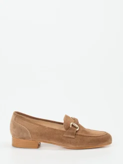 Damen Mannori – Loafer aus Veloursleder Mittel