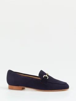 Damen Mannori – Loafer aus Veloursleder Dunkel