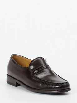 Herren Mannori – Loafer aus Ziegenleder Dunkel
