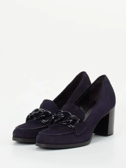 Damen Mannori – Pumps aus Veloursleder in Dunkel