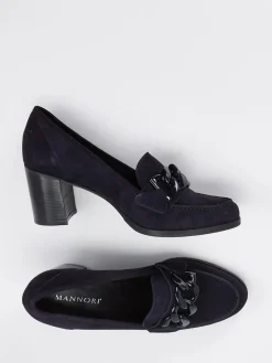 Damen Mannori – Pumps aus Veloursleder in Dunkel
