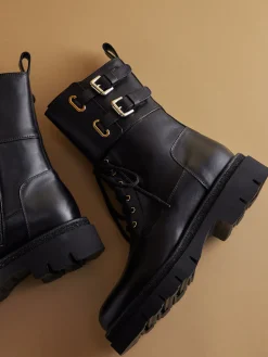 Damen Mannori – Schnürboots aus Kalbleder