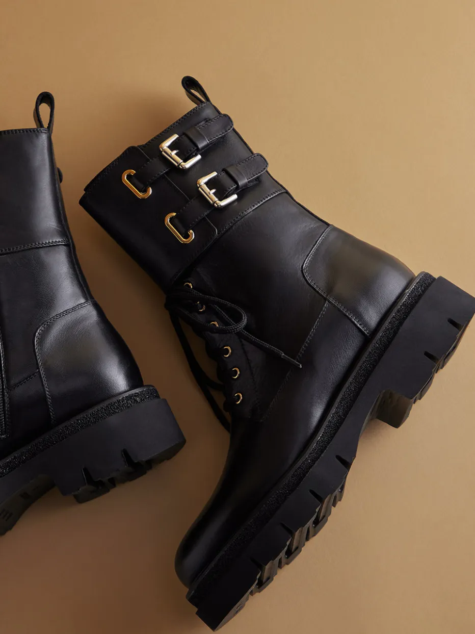 Damen Mannori – Schnürboots aus Kalbleder