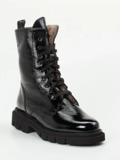Damen Mannori – Schnürboots aus Lackleder