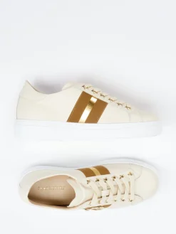 Damen Mannori – Sneaker aus Kalbleder in Creme
