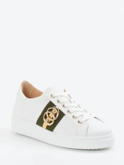 – Sneaker aus Kalbleder in mit Goldakzenten*Mannori Best