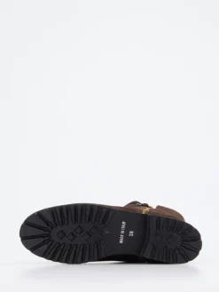 Damen Mannori – Stiefeletten aus Veloursleder dunkel