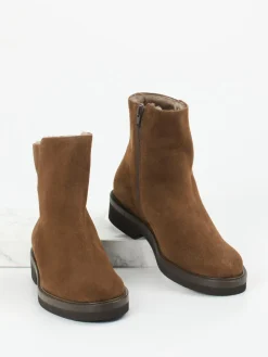 – Stiefeletten aus Veloursleder*Mannori Clearance