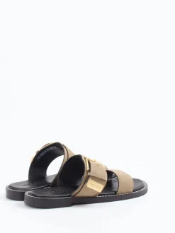 – Damen-Pantolette aus Kalbleder sandbeige*Marc O'Polo Discount