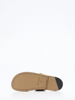 – Damen-Pantolette aus Kalbleder sandbeige*Marc O'Polo Discount