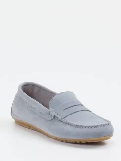 – Mokassin aus Veloursleder in Hellgrau*Marc O'Polo New