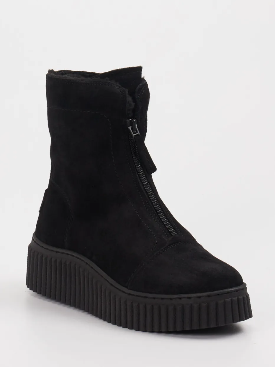 Damen Marc O'Polo – Plateau-Stiefeletten aus Veloursleder