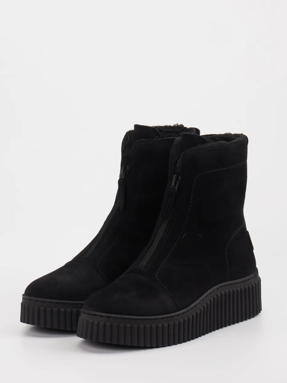 Damen Marc O'Polo – Plateau-Stiefeletten aus Veloursleder