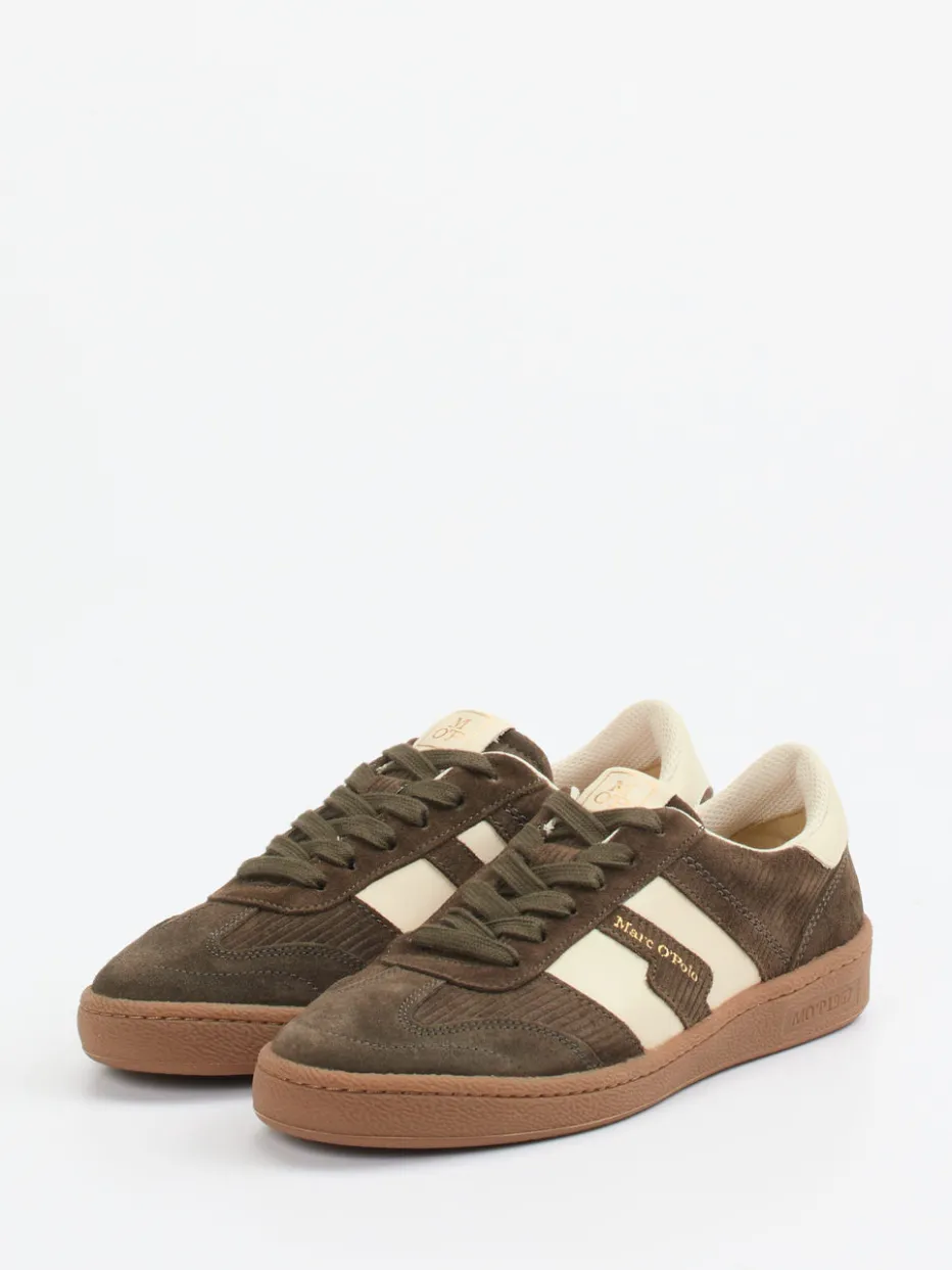 – Retro-Sneaker aus Veloursleder Oliv*Marc O'Polo Best