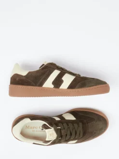 – Retro-Sneaker aus Veloursleder Oliv*Marc O'Polo Best