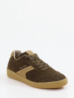 – Retro-Sneaker aus Veloursleder oliv*Marc O'Polo Outlet