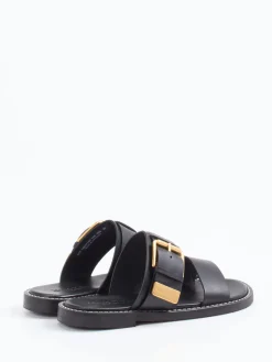 – Slides aus Kalbleder in*Marc O'Polo Clearance