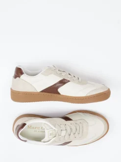 Damen Marc O'Polo – Sneaker aus Glattleder und Veloursleder