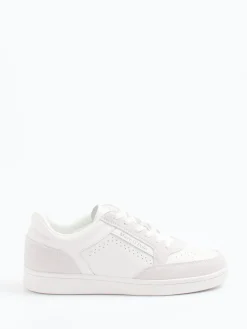 Damen Marc O'Polo – Sneaker aus Kalbleder in Offwhite
