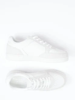 Damen Marc O'Polo – Sneaker aus Kalbleder in Offwhite